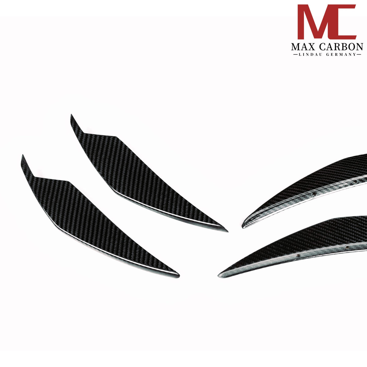 Dry Carbon Front Canards für BMW M3 G80 G81 M4 G82 G83 mit Teiletypgenehmigung (TTG)   Max Carbon