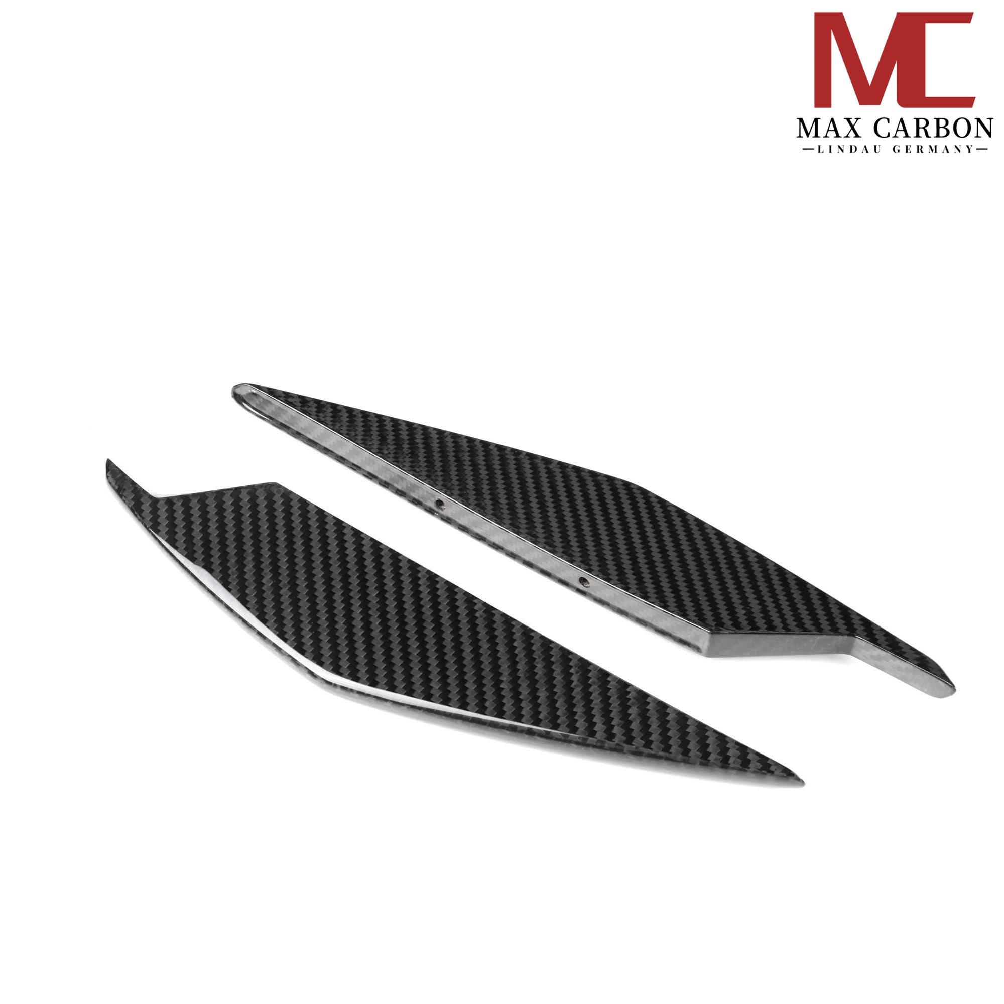 Dry Carbon Front Canards für BMW M3 G80 G81 M4 G82 G83 mit Teiletypgenehmigung (TTG)   Max Carbon