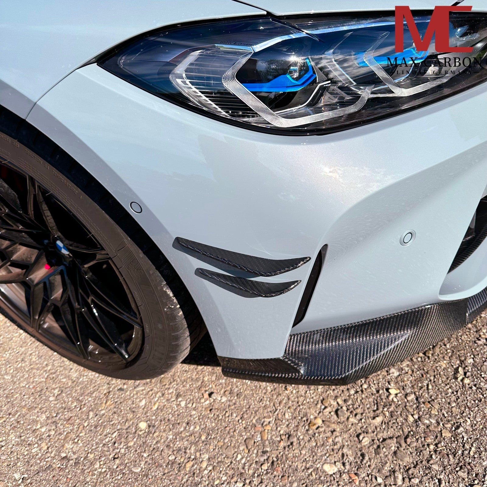 Dry Carbon Frontlippe für BMW M3 G80 G81 / M4 G82 G83 mit Teiletypgenehmigung (TTG)   Max Carbon