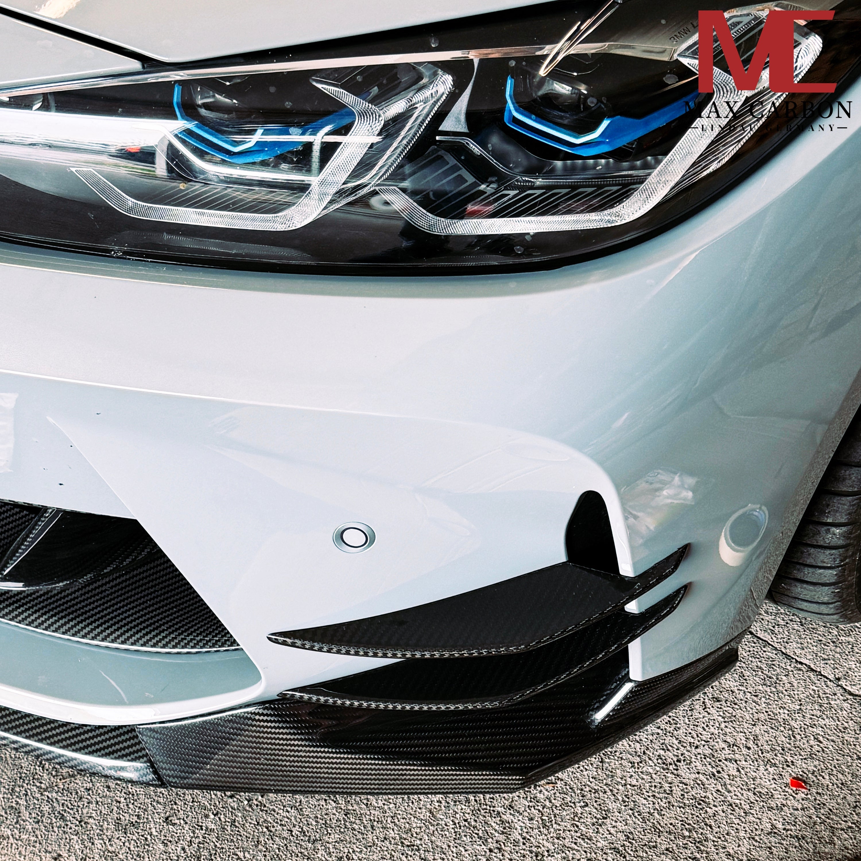 Dry Carbon Front Canards für BMW M3 G80 G81 M4 G82 G83 mit Teiletypgenehmigung (TTG)   Max Carbon