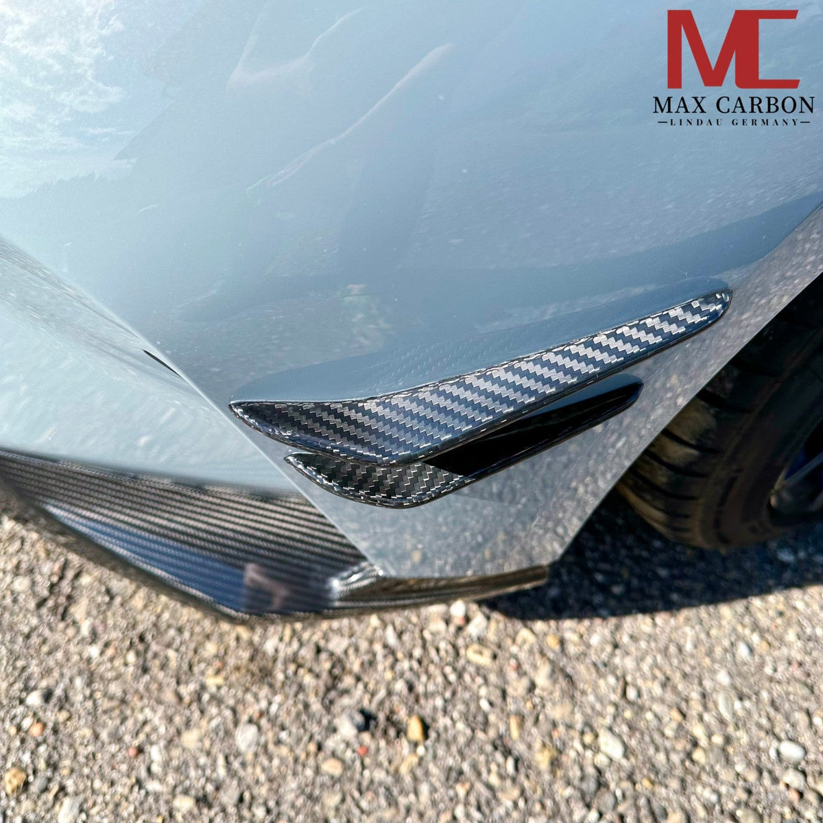 Dry Carbon Frontlippe für BMW M3 G80 G81 / M4 G82 G83 mit Teiletypgenehmigung (TTG)   Max Carbon