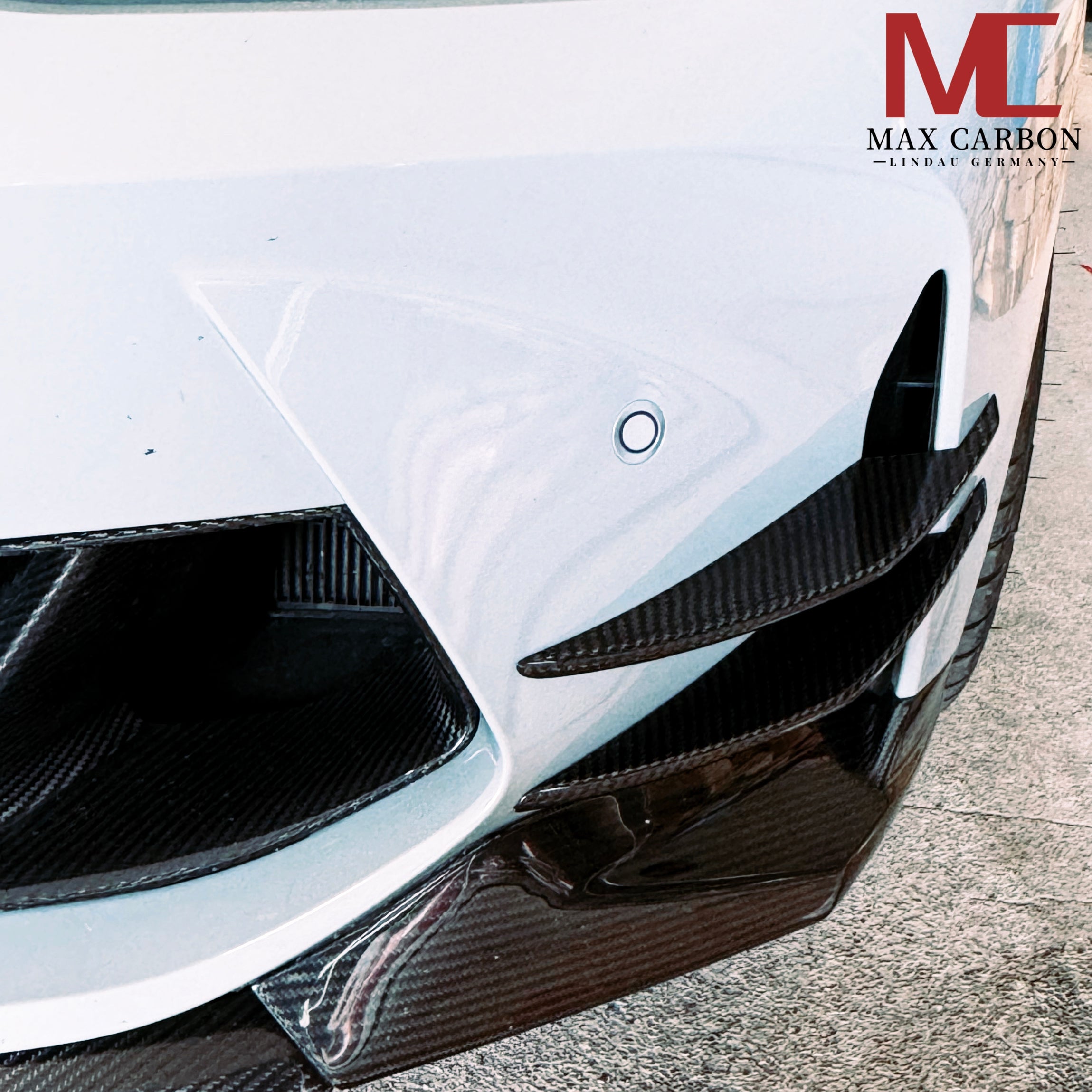 Dry Carbon Front Canards für BMW M3 G80 G81 M4 G82 G83 mit Teiletypgenehmigung (TTG)   Max Carbon