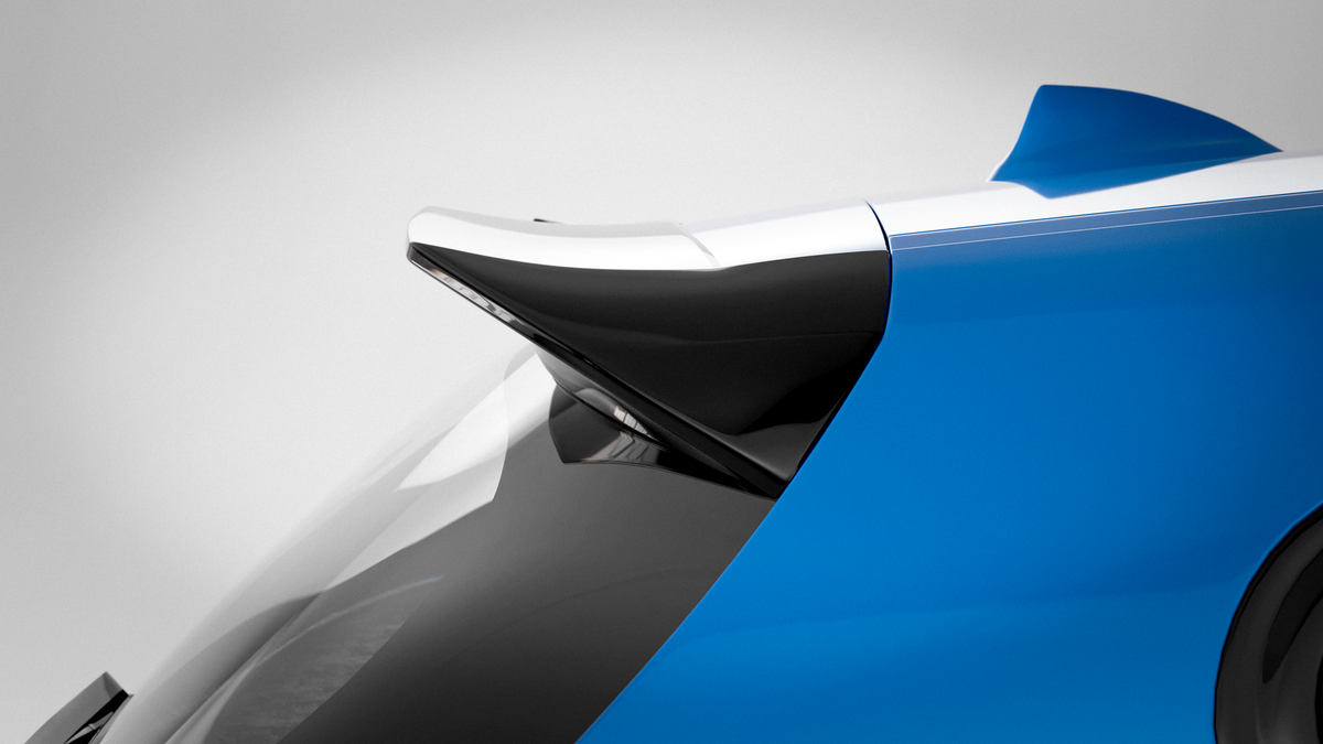 EVO-2 Heckspoiler passend für BMW 1er F20 F21 – Detail
