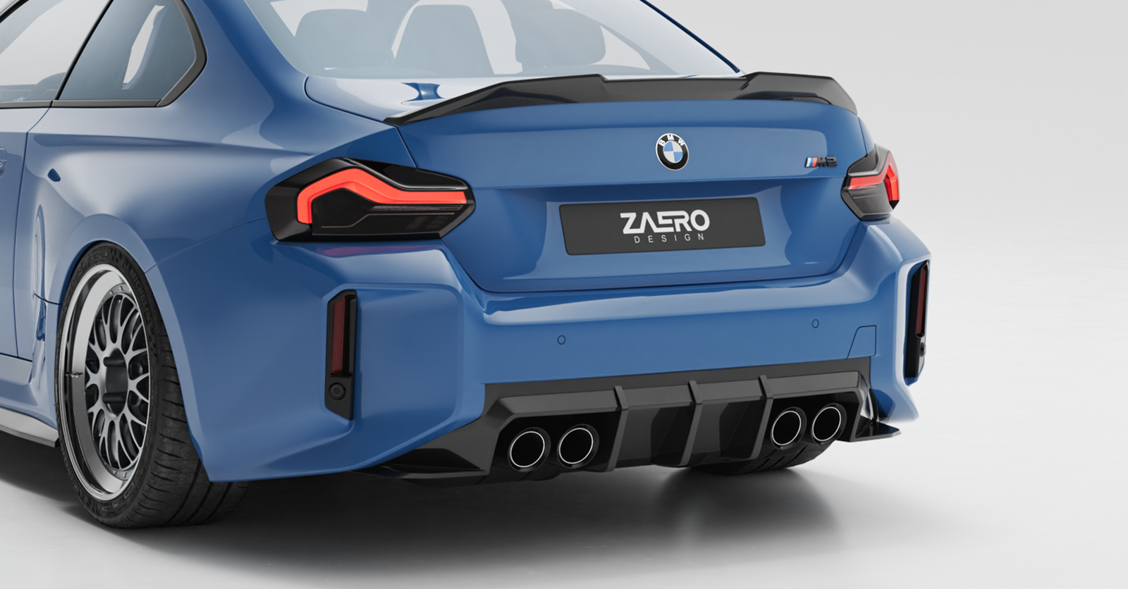 Diffusor passend für BMW M2 G87 – Heckdetail