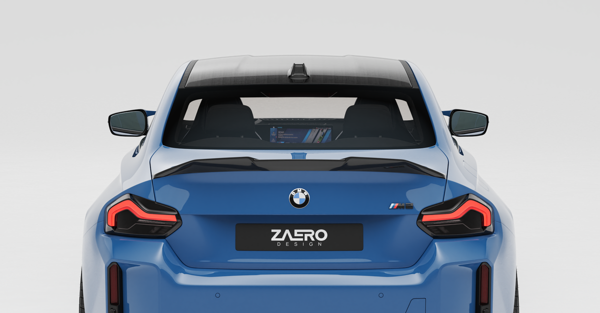 Heckspoiler passend für BMW M2 G87 / 2er G42 – Nahaufnahme