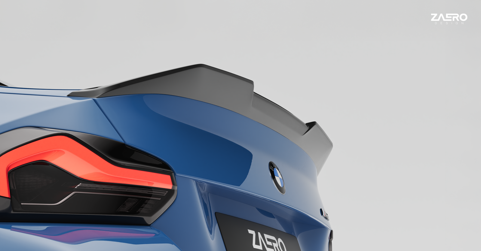 EVO-S Heckspoiler passend für BMW M2 G87 in Glanzschwarz