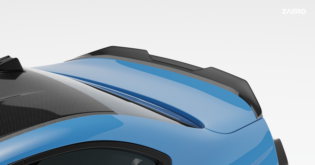 Heckspoiler passend für BMW M2 G87 – Detailansicht Kofferraumkante