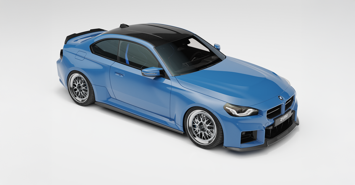 EVO-S Seitenschweller passend für BMW M2 G87 in Glanzschwarz