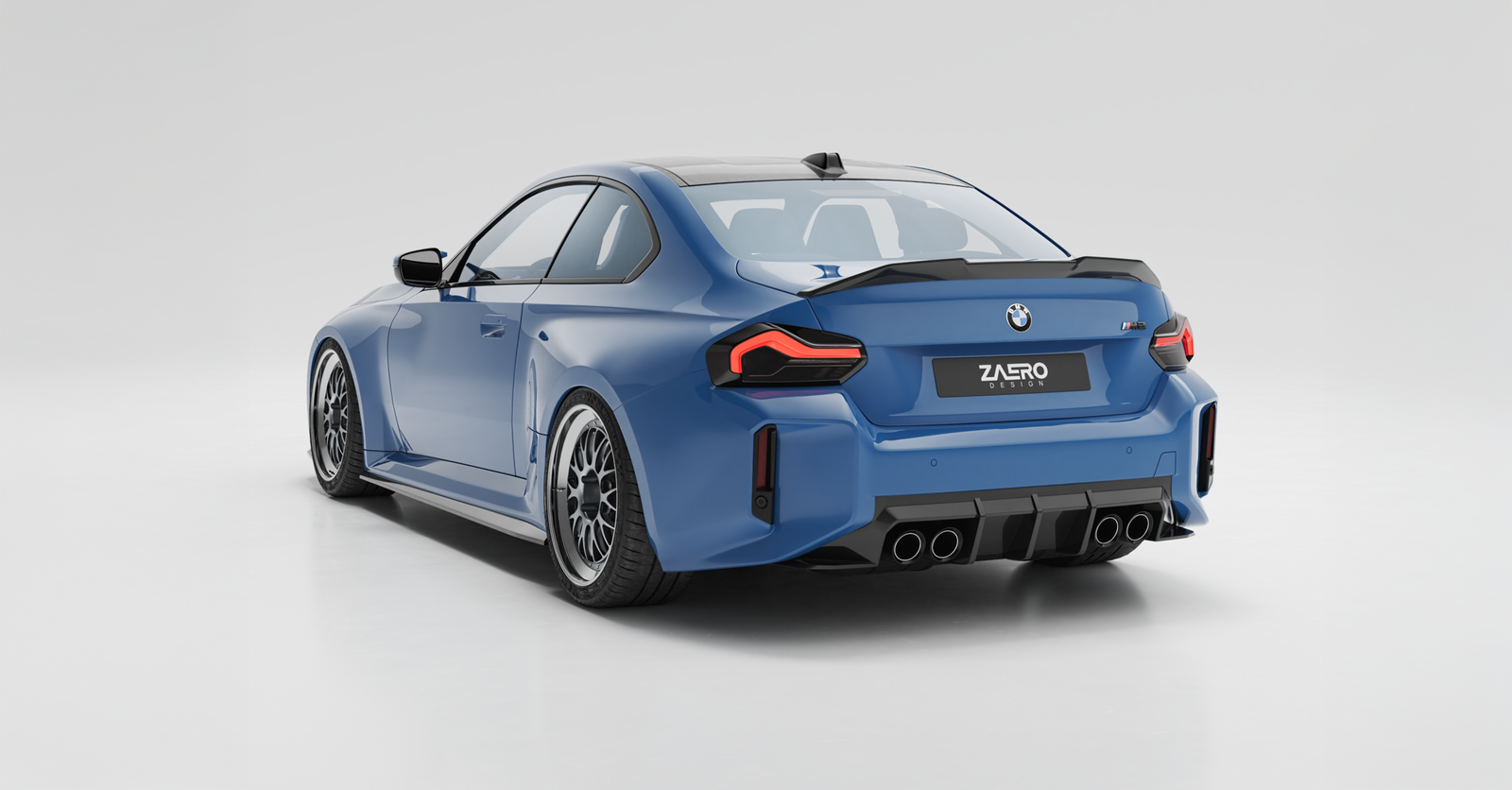 Diffusor passend für BMW M2 G87 – Detailansicht
