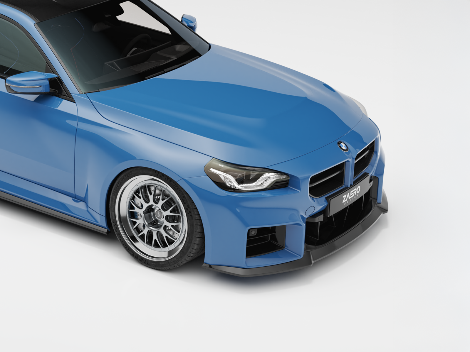 Zaero Design EVO-S Frontlippe passend für BMW M2 G87 – Frontansicht