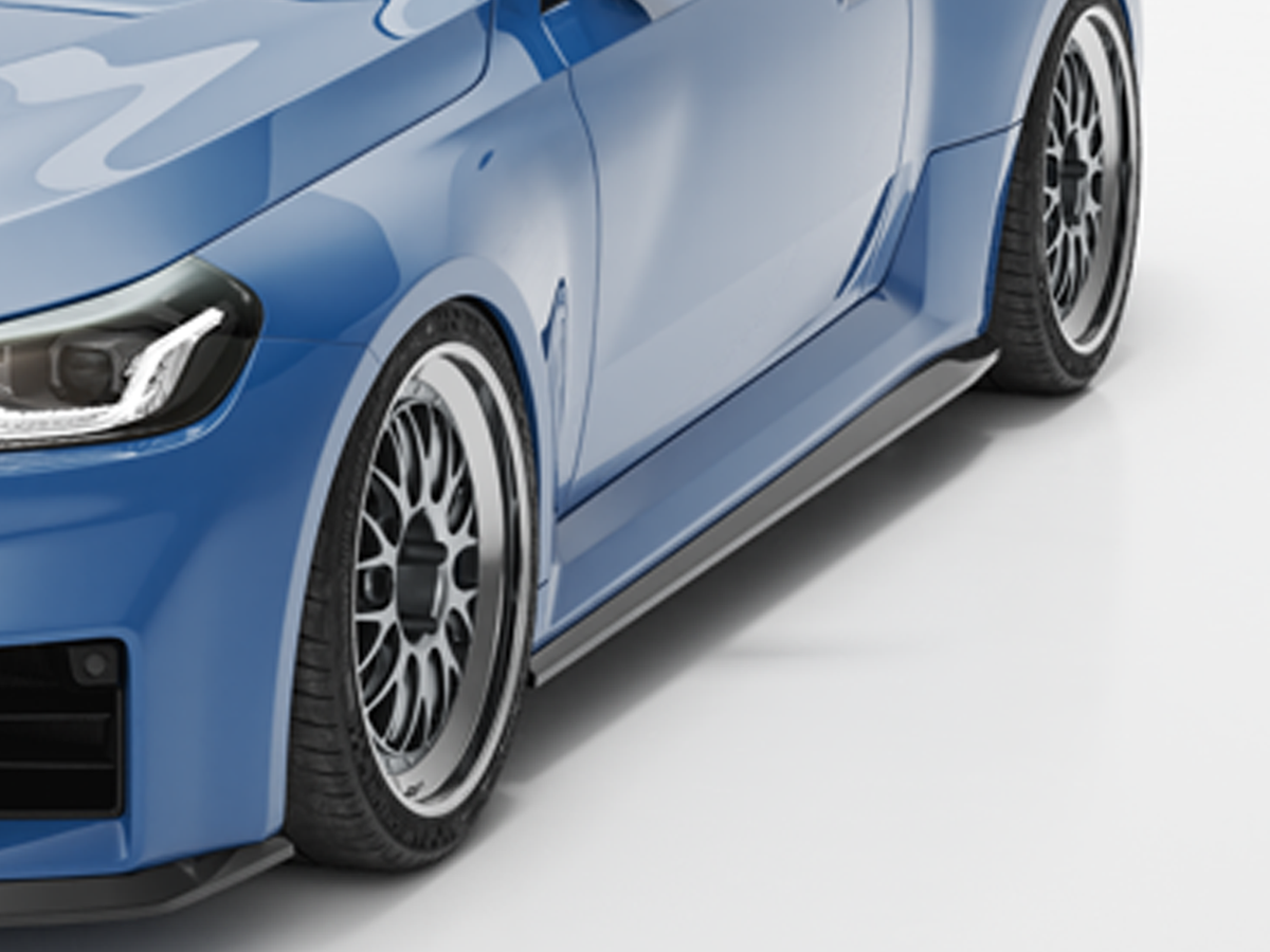 Zaero Design EVO-S Seitenschweller passend für BMW M2 G87 – Seitenansicht