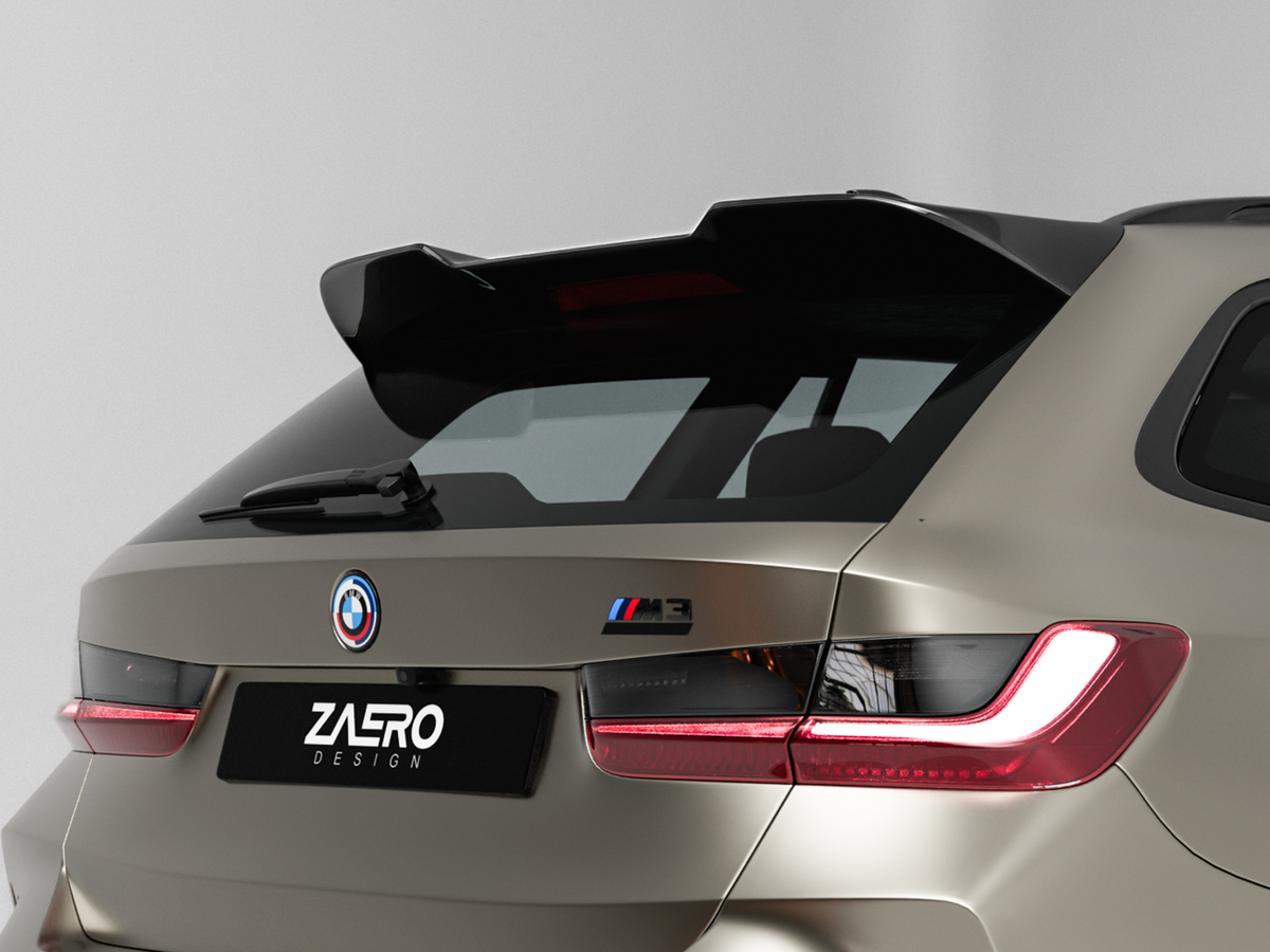 Zaero Design EVO-S Heckspoiler passend für BMW M3 G81 Touring & 3er G21 – Heckansicht