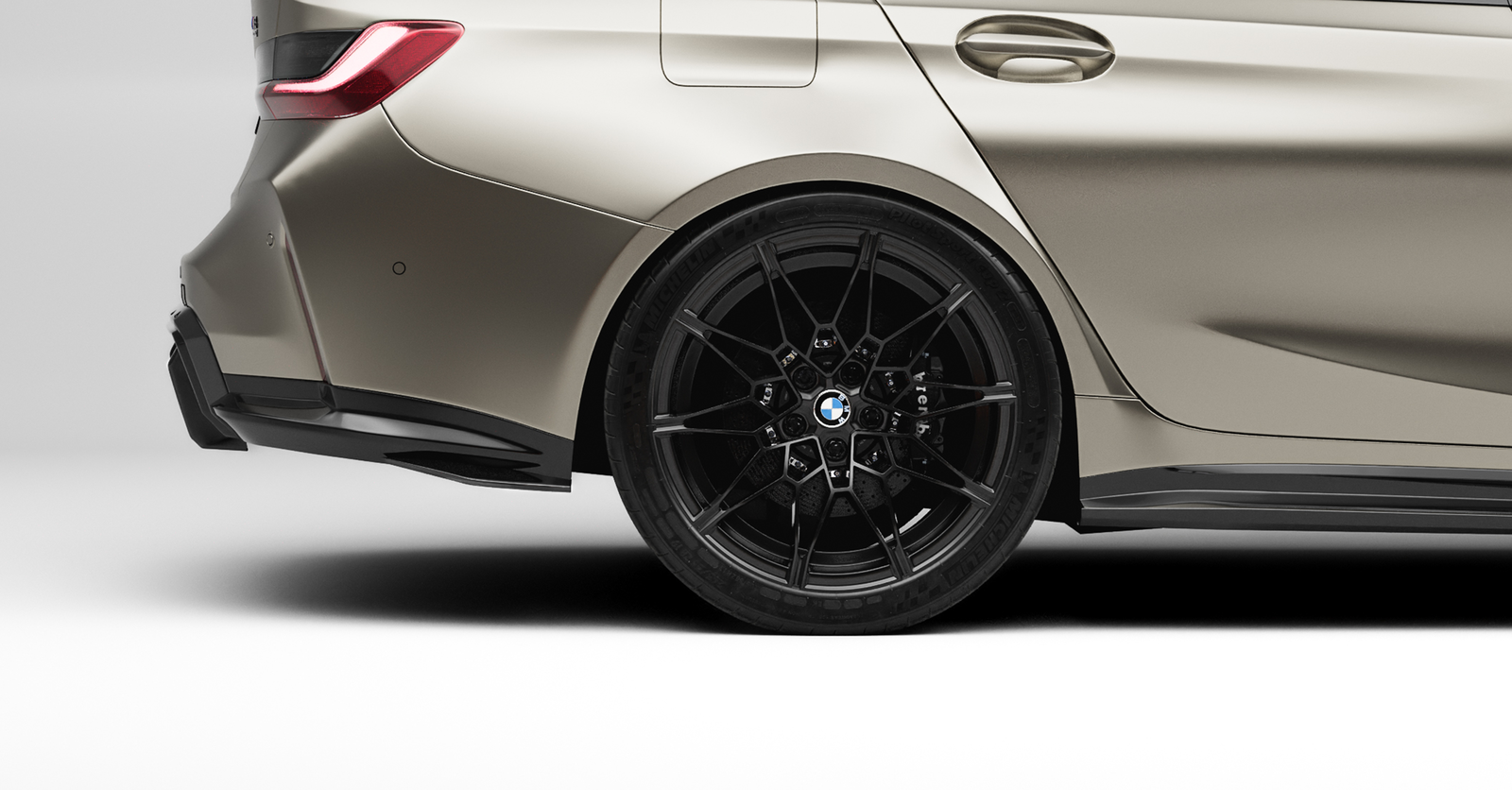 Zaero Diffusor-Erweiterung passend für BMW M3 G80 G81 – montiert