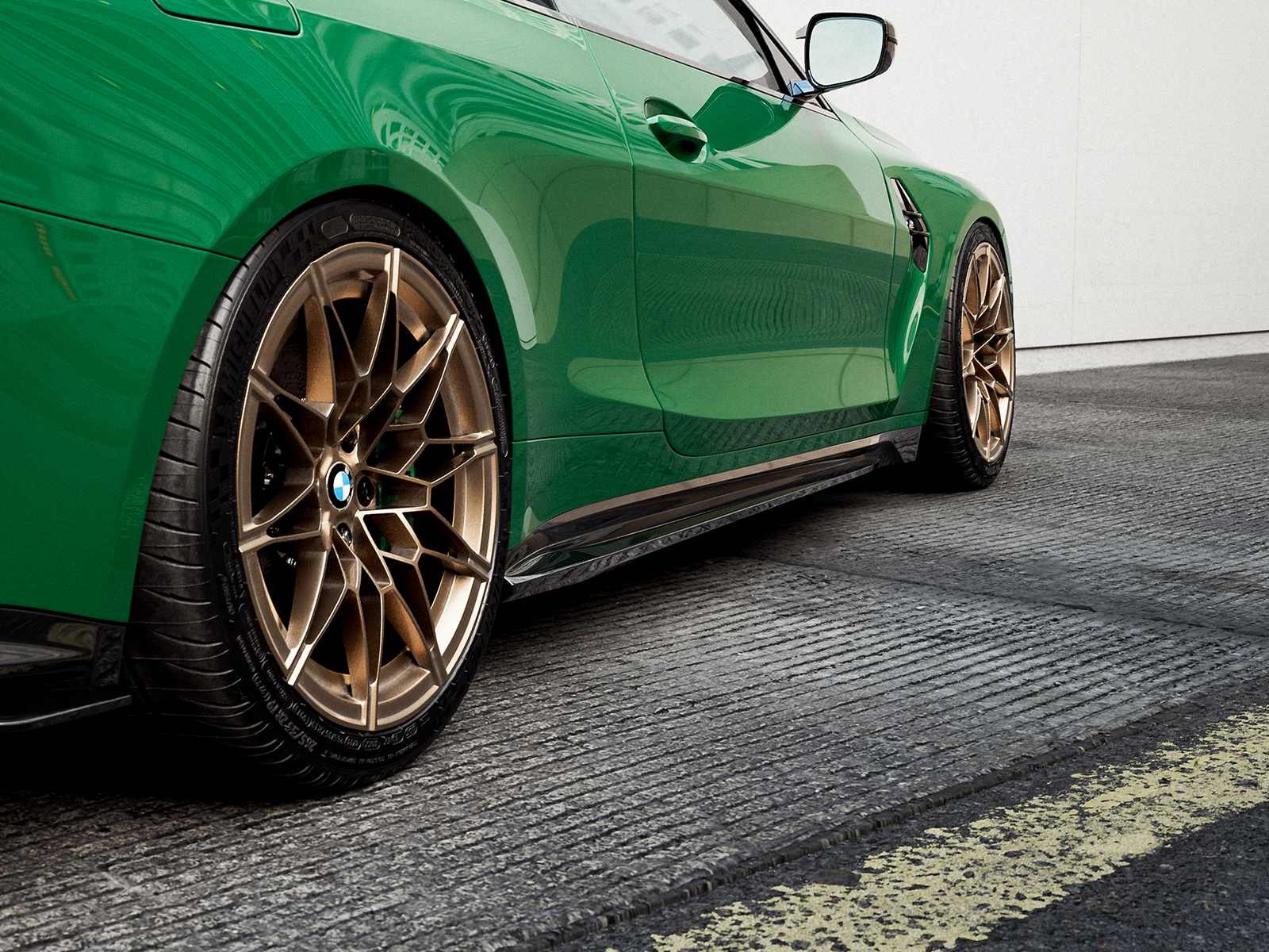Zaero Design EVO-S Seitenschweller passend für BMW M4 G82 G83 – Seitenansicht