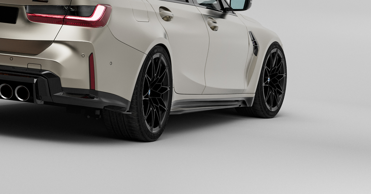 Zaero EVO-S Seitenschweller passend für BMW M3 G80 G81 – Gesamtansicht