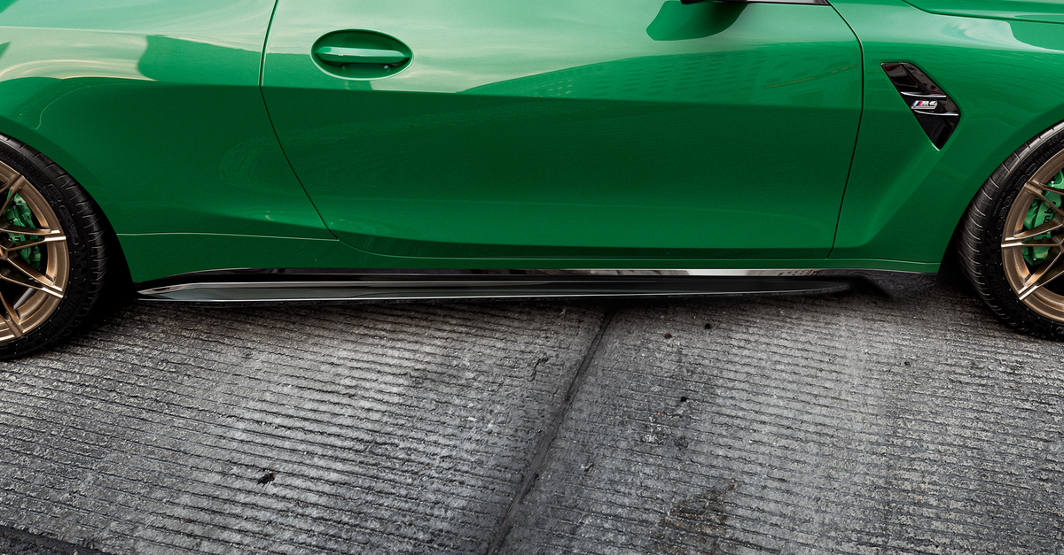 EVO-S Seitenschweller passend für BMW M4 G82 G83 – Nahaufnahme