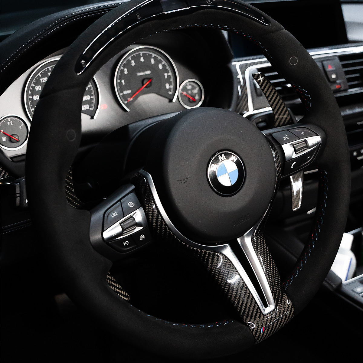 Carbon Schaltwippen V.3 für BMW M2/M3/M4 (F- und G-Reihe)   FLOW DOWN®