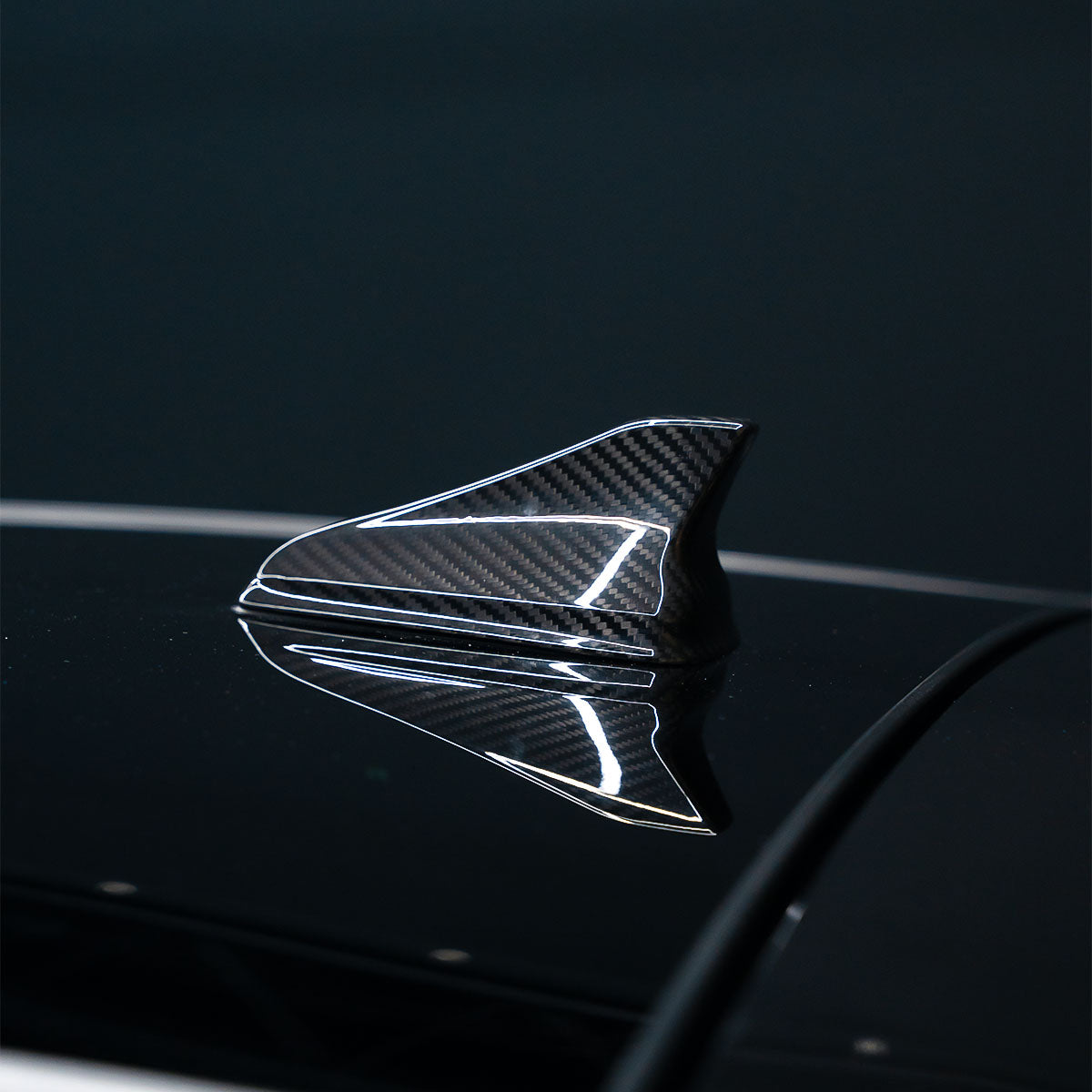 Carbon Haifischflosse (Dachantennen-Cover) passend für Hyundai & Kia   FLOW DOWN®