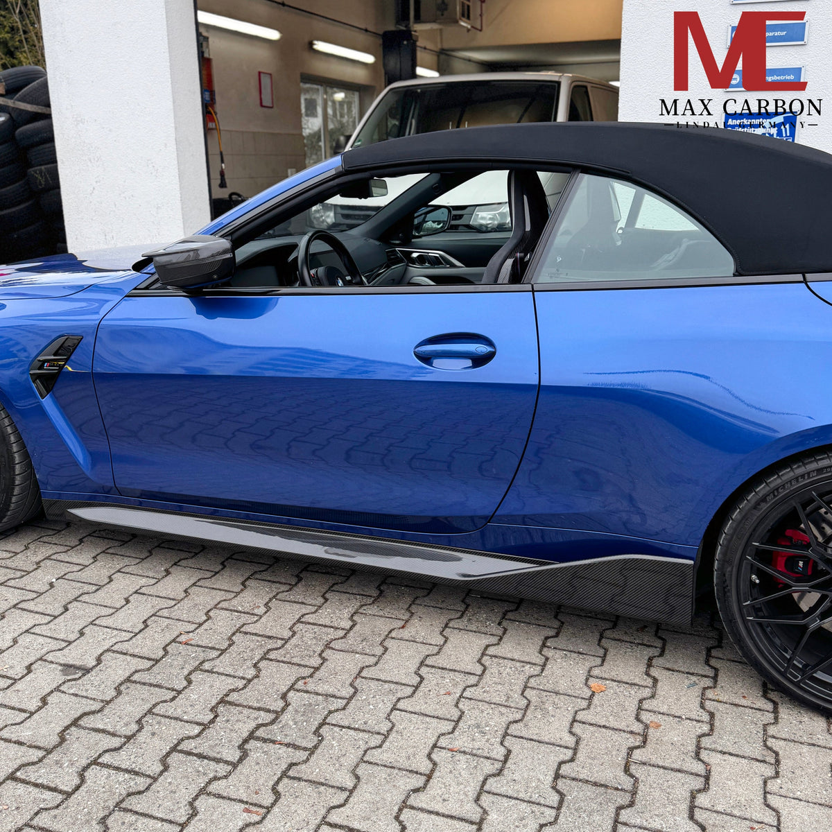 Dry Carbon Seitenschweller für BMW M4 G82 G83 mit Teiletypgenehmigung (TTG)   Max Carbon