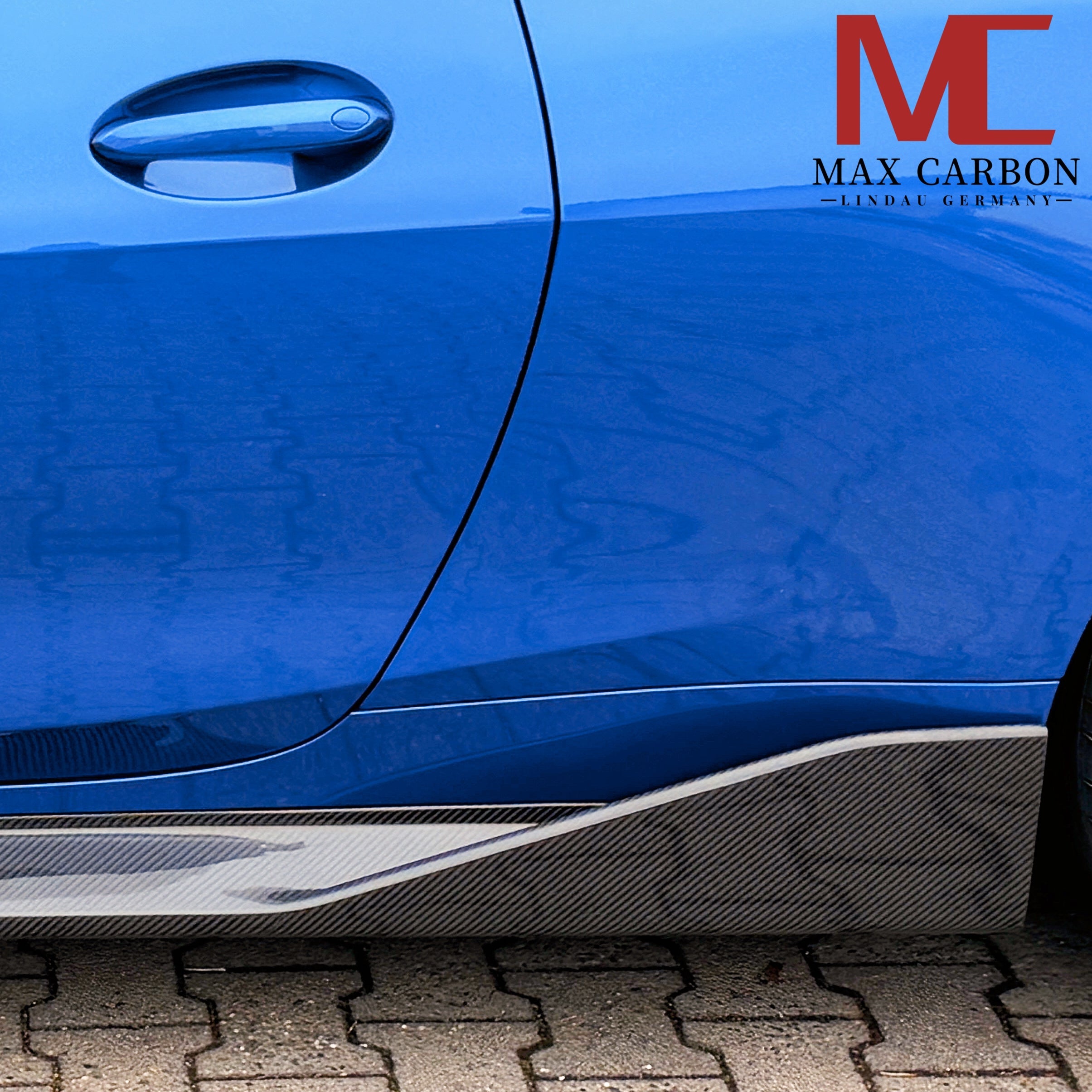 Dry Carbon Seitenschweller für BMW M4 G82 G83 mit Teiletypgenehmigung (TTG)   Max Carbon