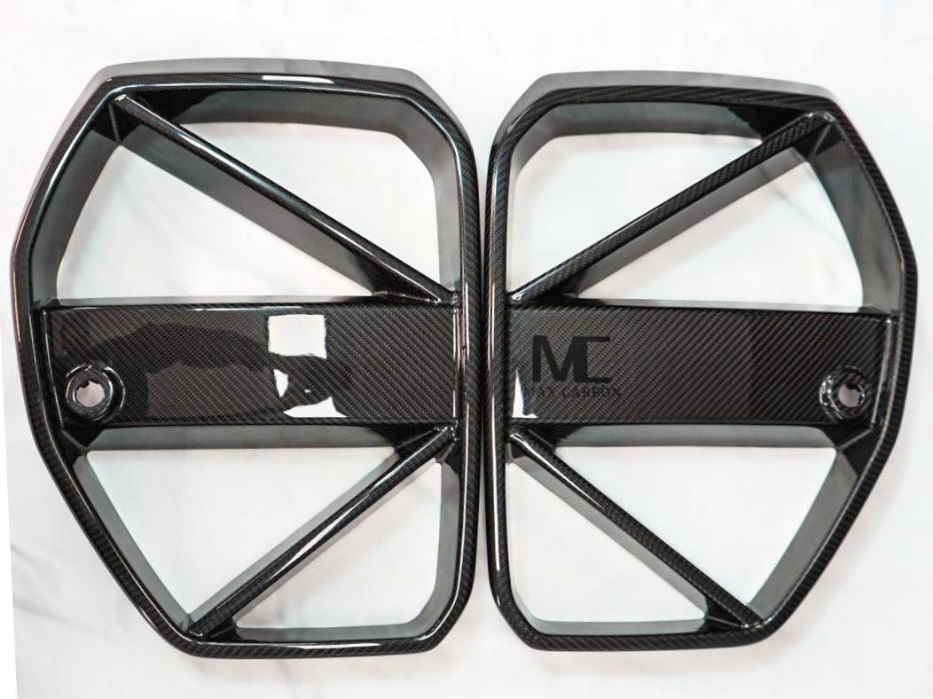 Dry Carbon MAX CARBON Design Kühlergrill Nieren für BMW M3 G80 G81 / M4 G82 G83 CSL Eintragungsfrei   Max Carbon