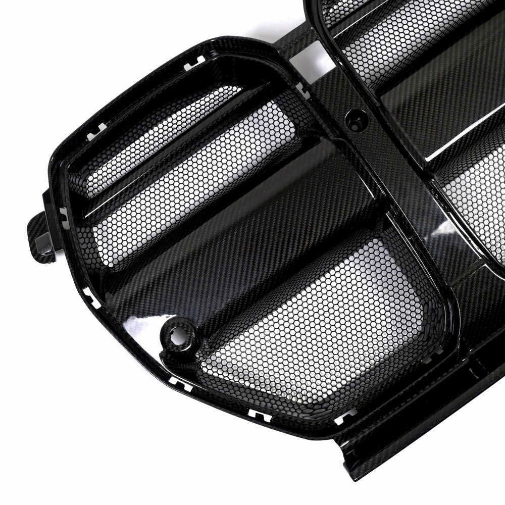 Dry Carbon Kühlergrill Nieren für BMW M3 G80 G81 M4 G82 G83   Max Carbon