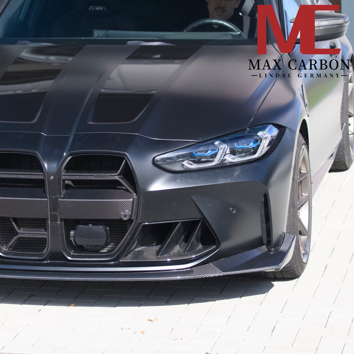 Dry Carbon Kühlergrill Nieren für BMW M3 G80 G81 / M4 G82 G83 CSL   Max Carbon
