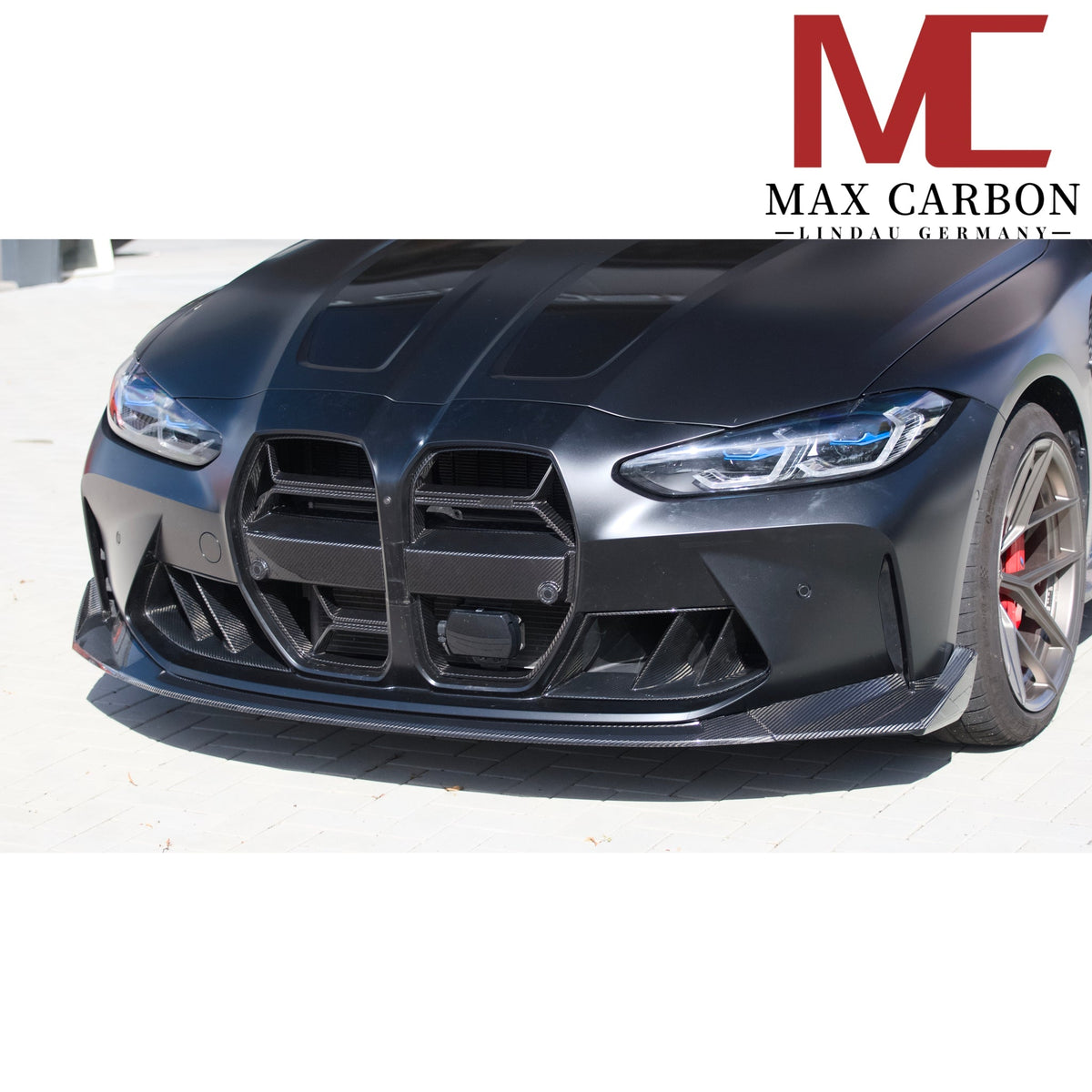 Dry Carbon Frontlippe für BMW M3 G80 G81 / M4 G82 G83 CSL mit Teiletypgenehmigung (TTG)   Max Carbon