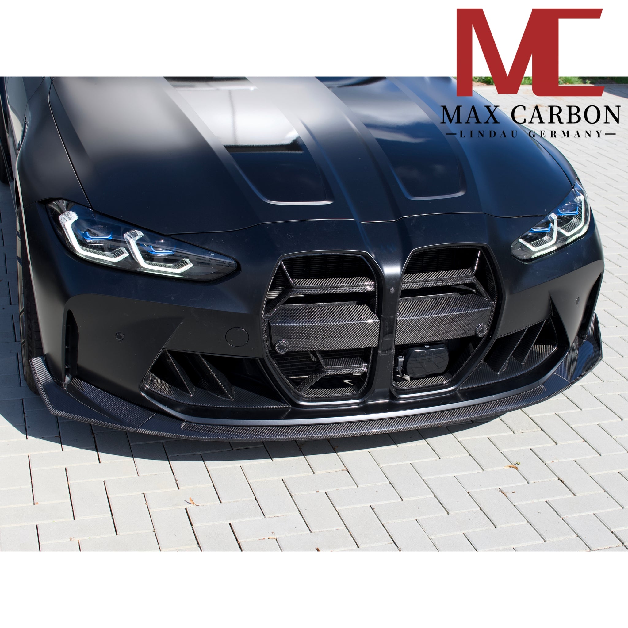 Dry Carbon Frontlippe für BMW M3 G80 G81 / M4 G82 G83 CSL mit Teiletypgenehmigung (TTG)   Max Carbon
