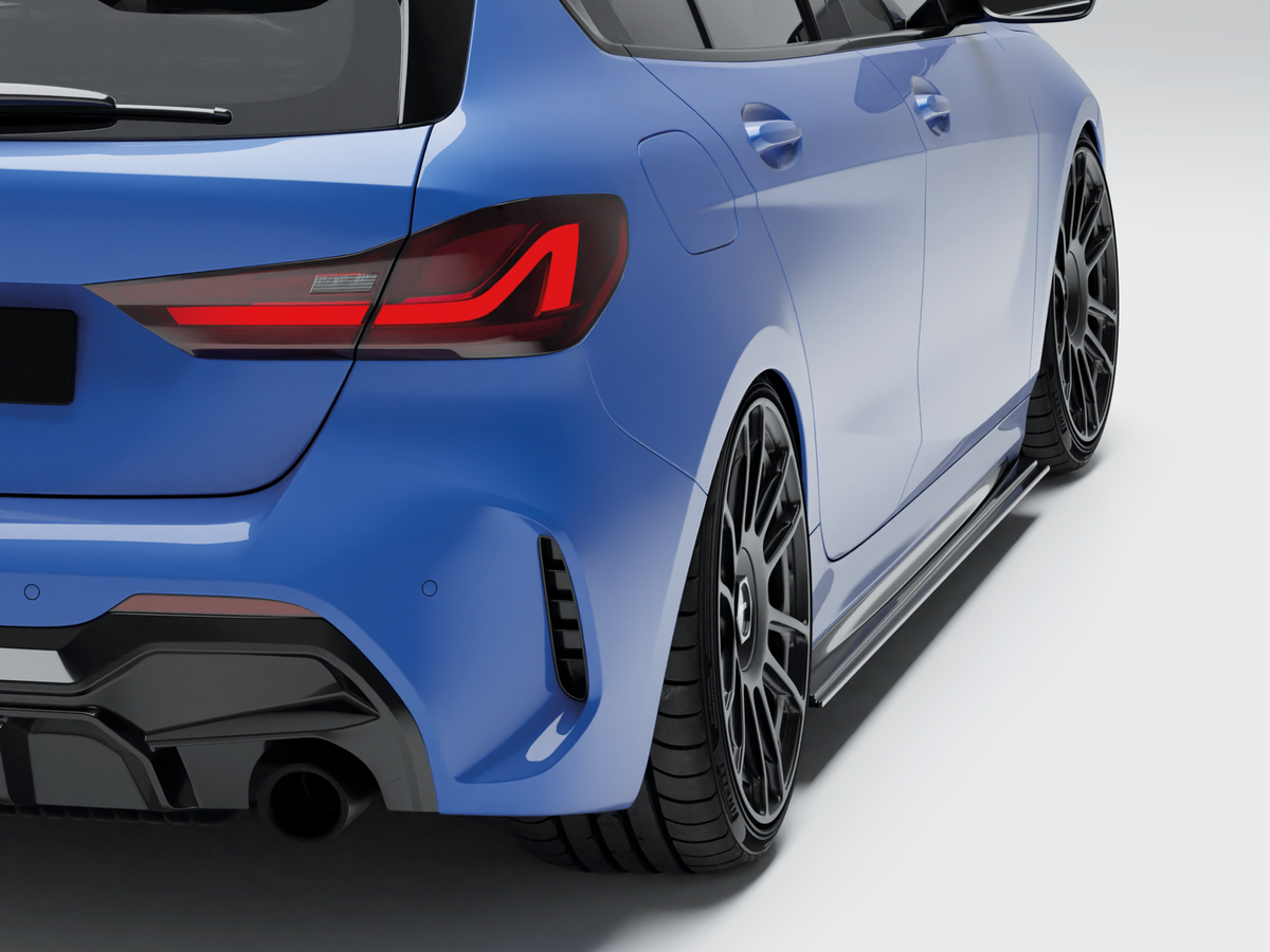 Zaero Design EVO-1 Seitenschweller passend für BMW 1er F40 M-Paket – Seitenansicht