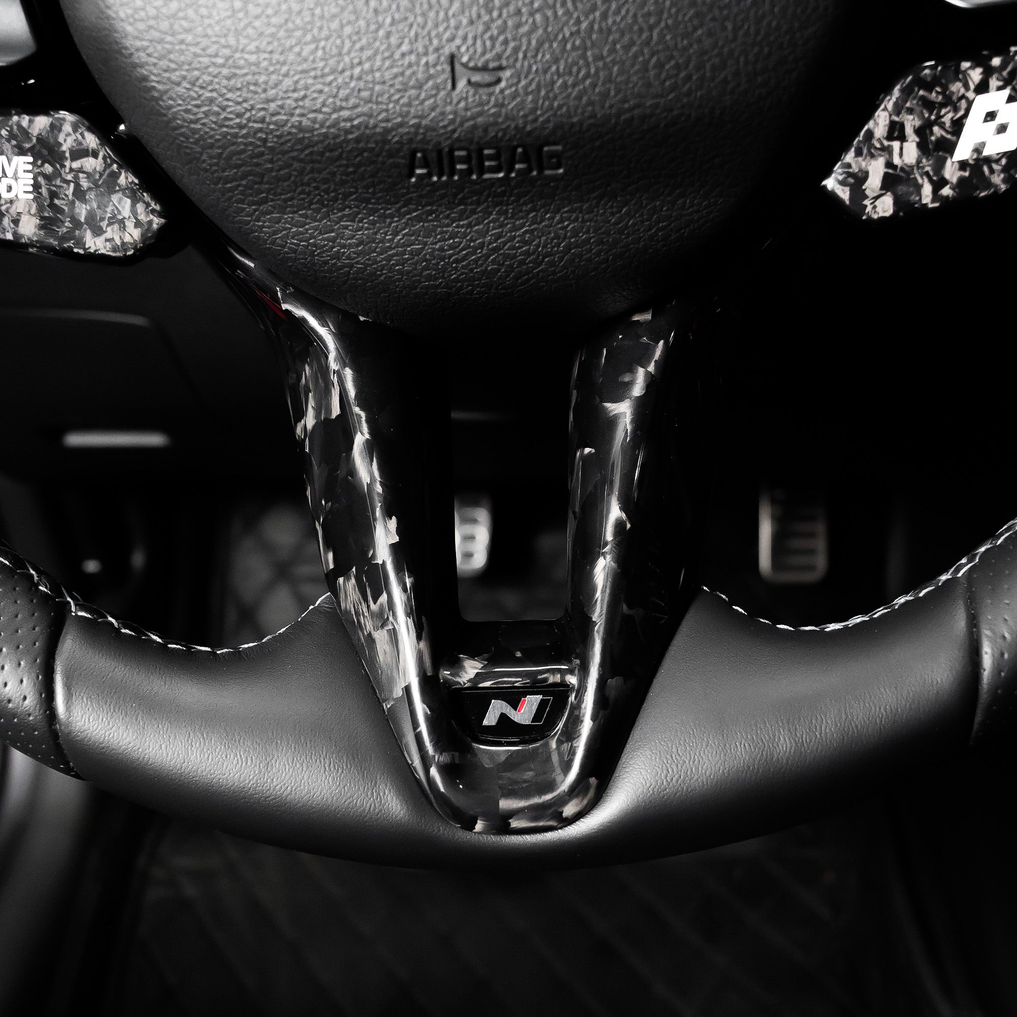 Carbon Lenkradspange für Hyundai I20N/I30N/Kona N   NTECHNIKS