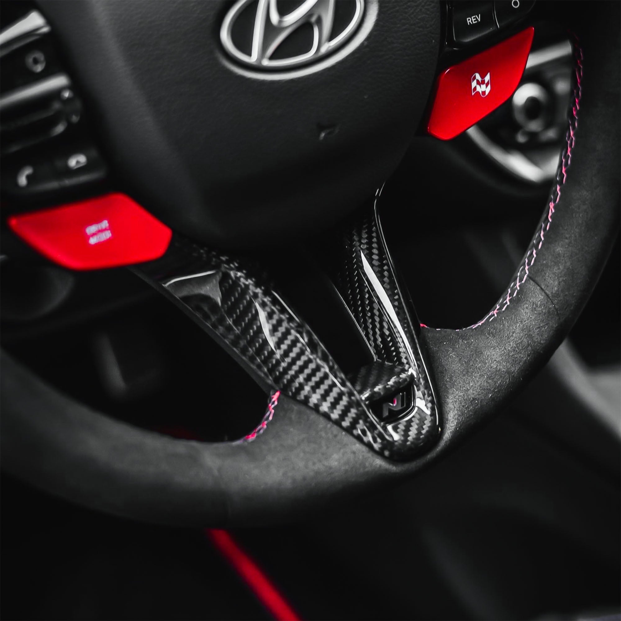Carbon Lenkradspange für Hyundai I20N/I30N/Kona N   NTECHNIKS