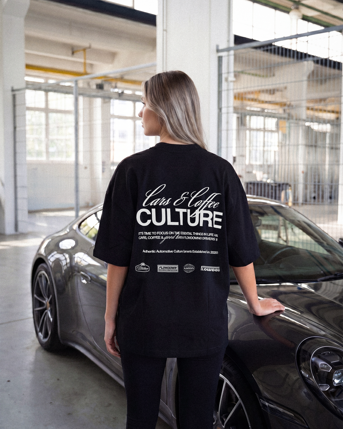 Cars & Coffee Shirt - Black -300gsm – FLOW DOWN®   FLOW DOWN®