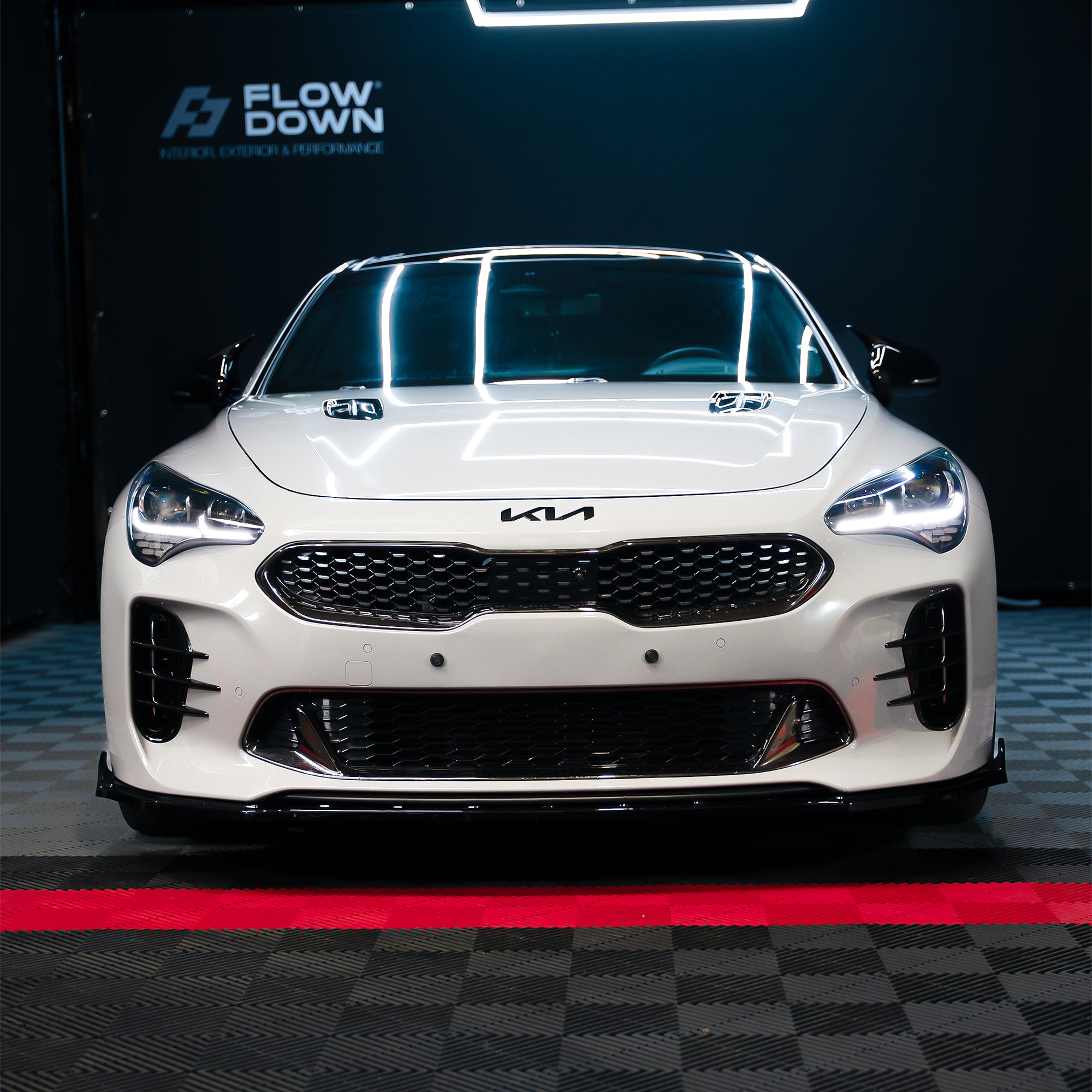 Magnet Kennzeichenhalter passend für Kia Stinger GT   FLOW DOWN®