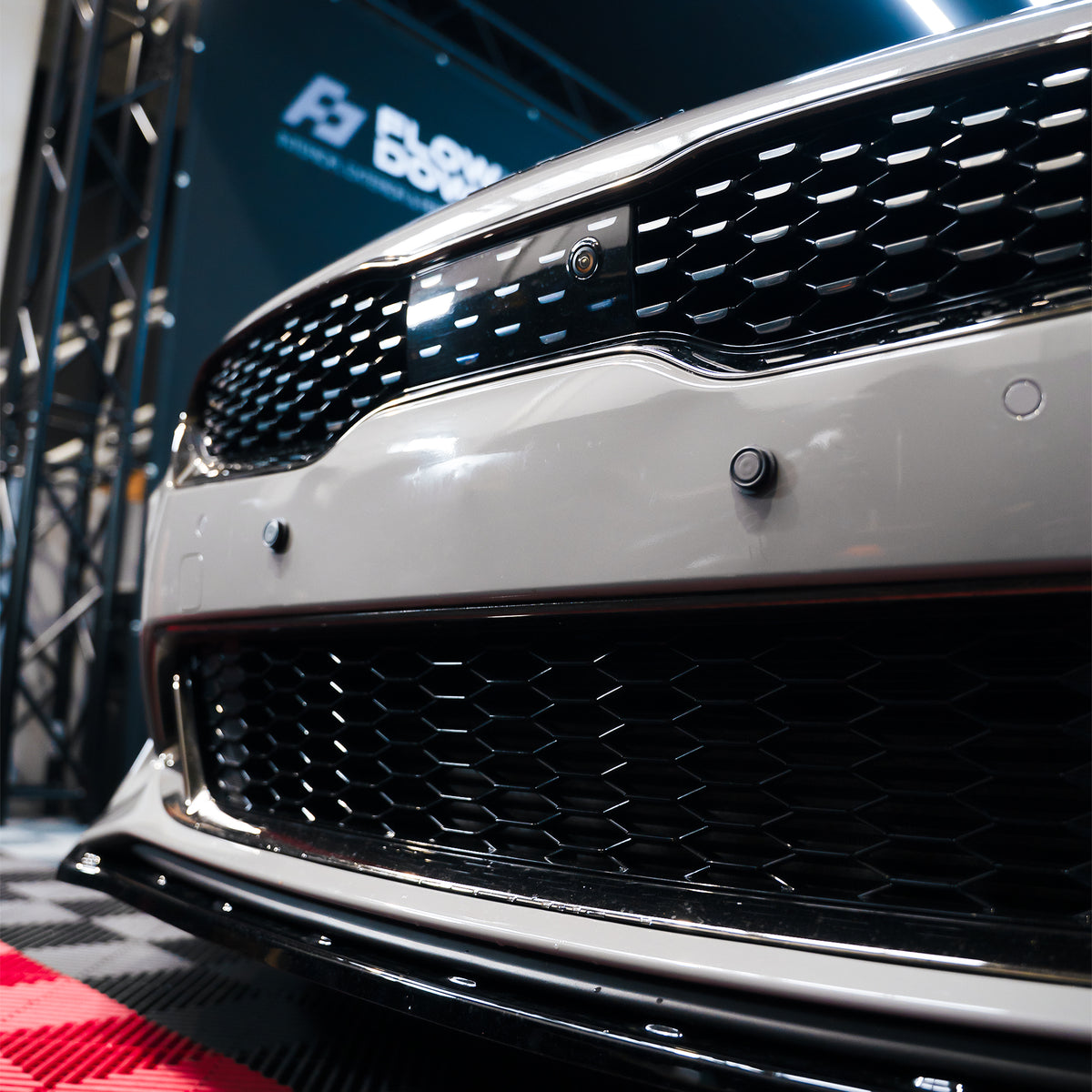 Magnet Kennzeichenhalter passend für Kia Stinger GT   FLOW DOWN®