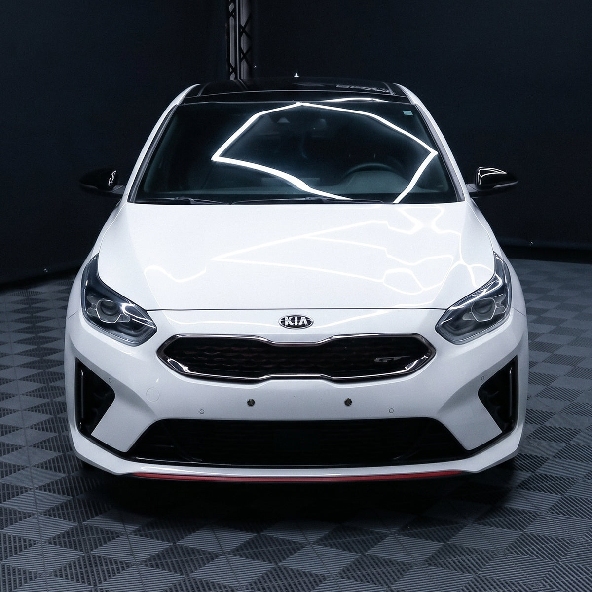Magnet Kennzeichenhalter passend für Kia Ceed GT   FLOW DOWN®