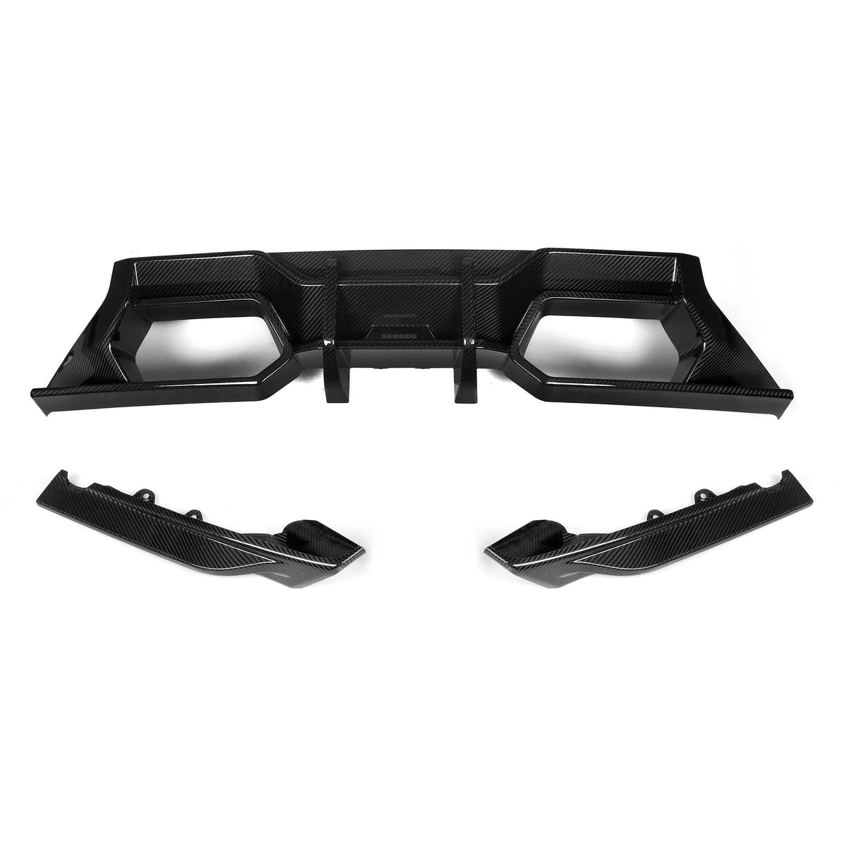 3-Teiliger Diffusor aus PrePreg Carbon für BMW M2 G87   FLOW DOWN®