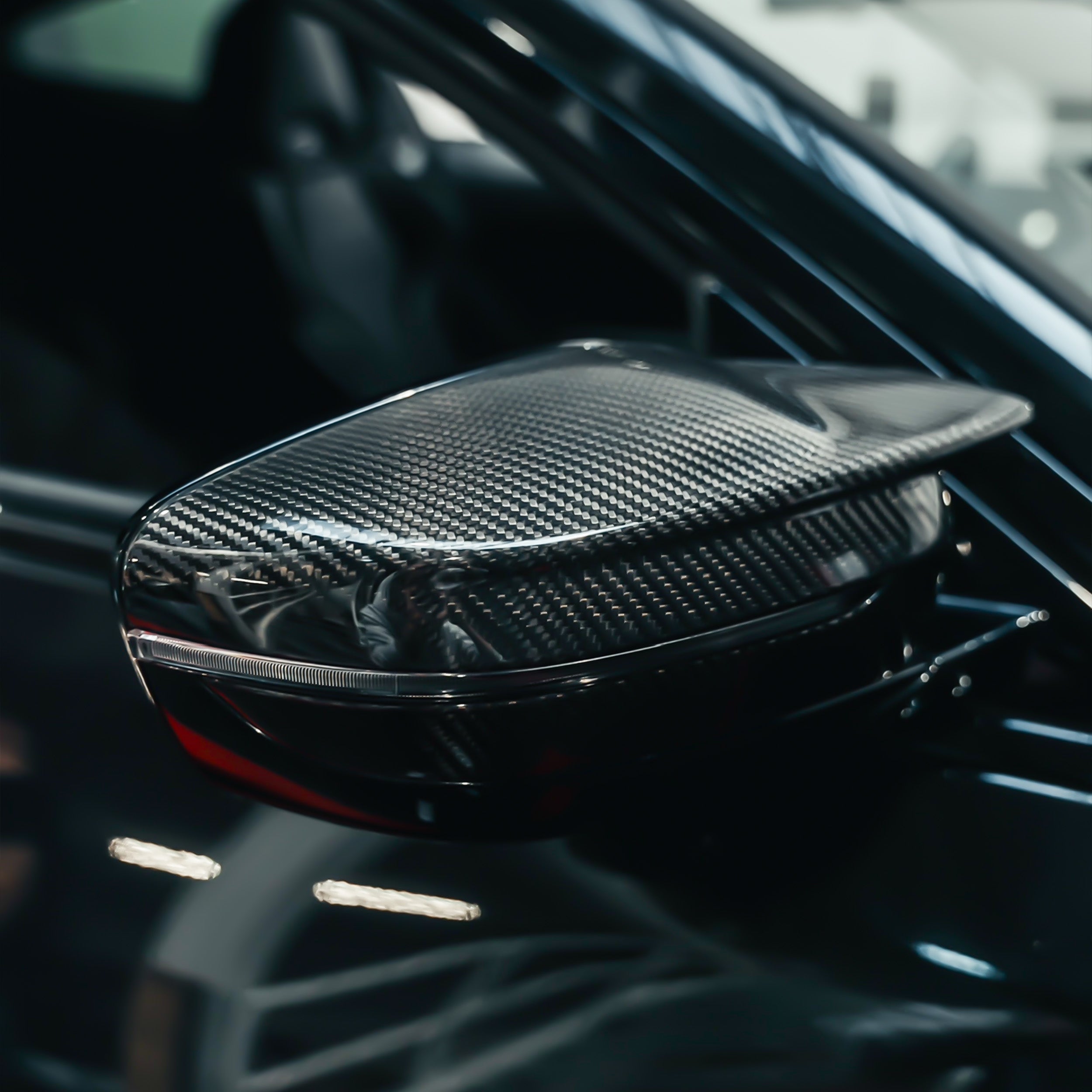 Carbon Spiegelkappen aus PrePreg für BMW M2/M3/M4 (G80/G81/G82/G87)   FLOW DOWN®