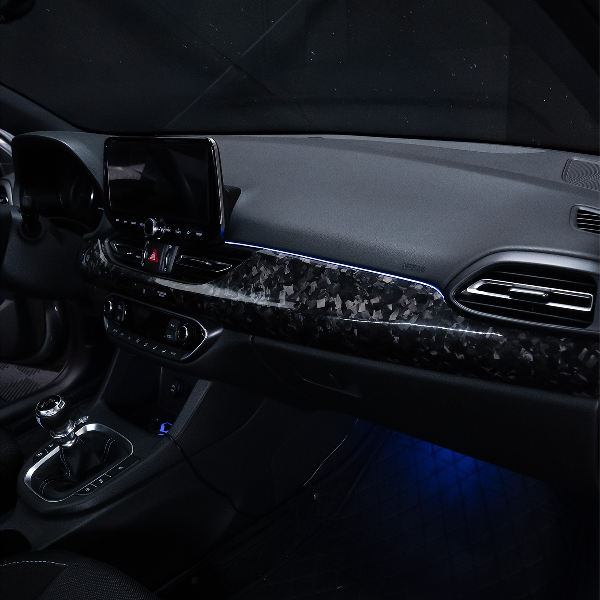 NTECHNIKS Carbon Armaturenbrett Cover für Hyundai I30N   NTECHNIKS