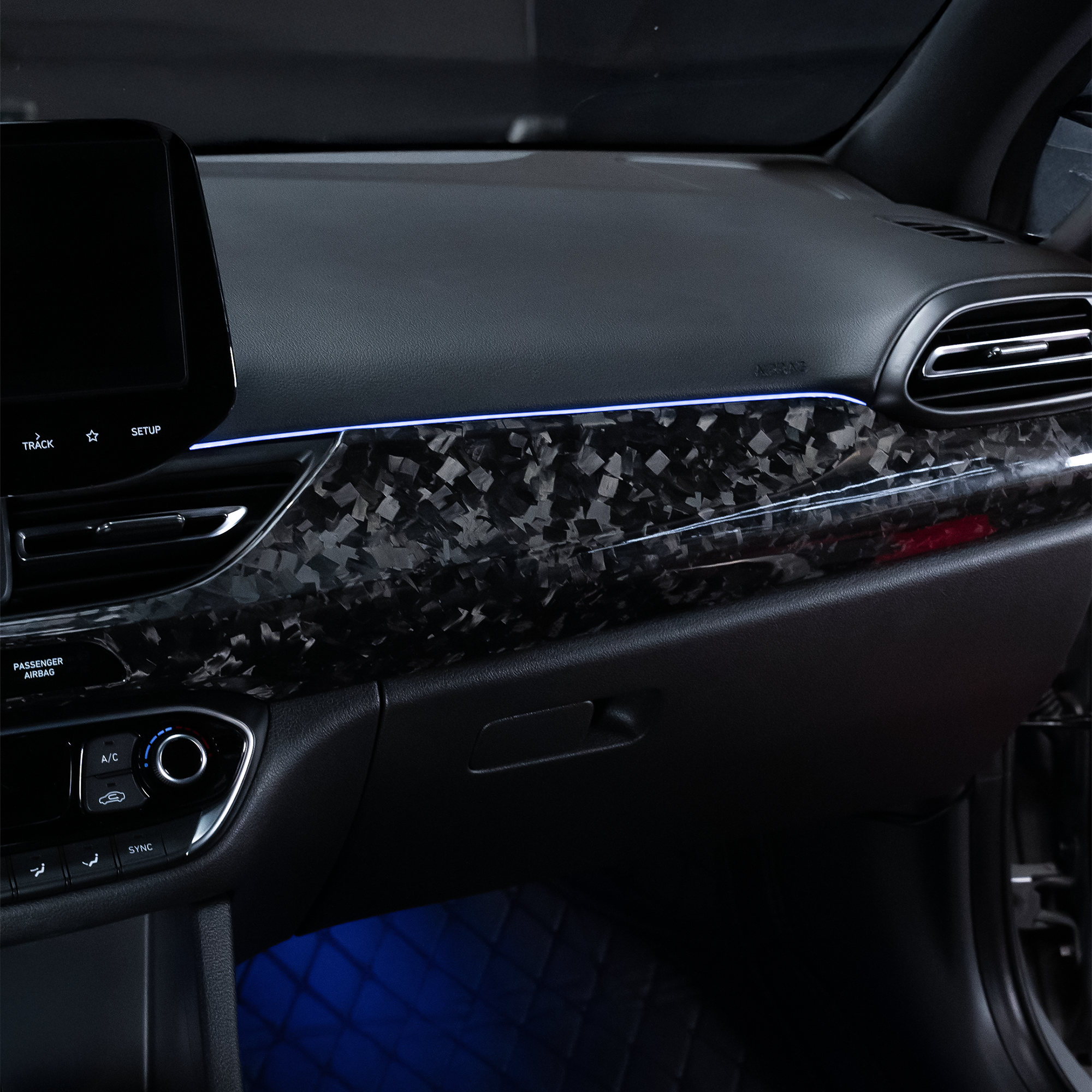 NTECHNIKS Carbon Armaturenbrett Cover für Hyundai I30N   NTECHNIKS