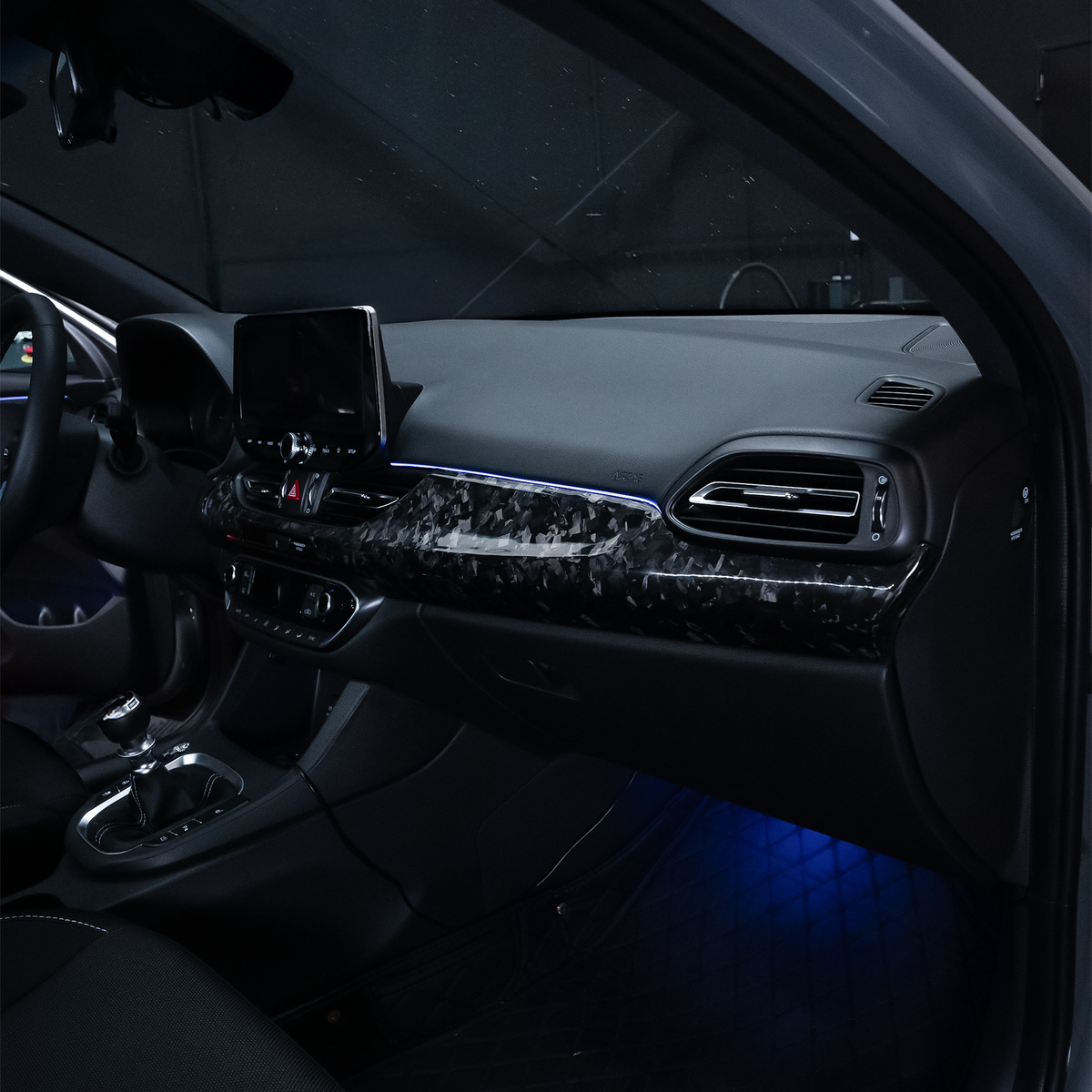 NTECHNIKS Carbon Armaturenbrett Cover für Hyundai I30N   NTECHNIKS