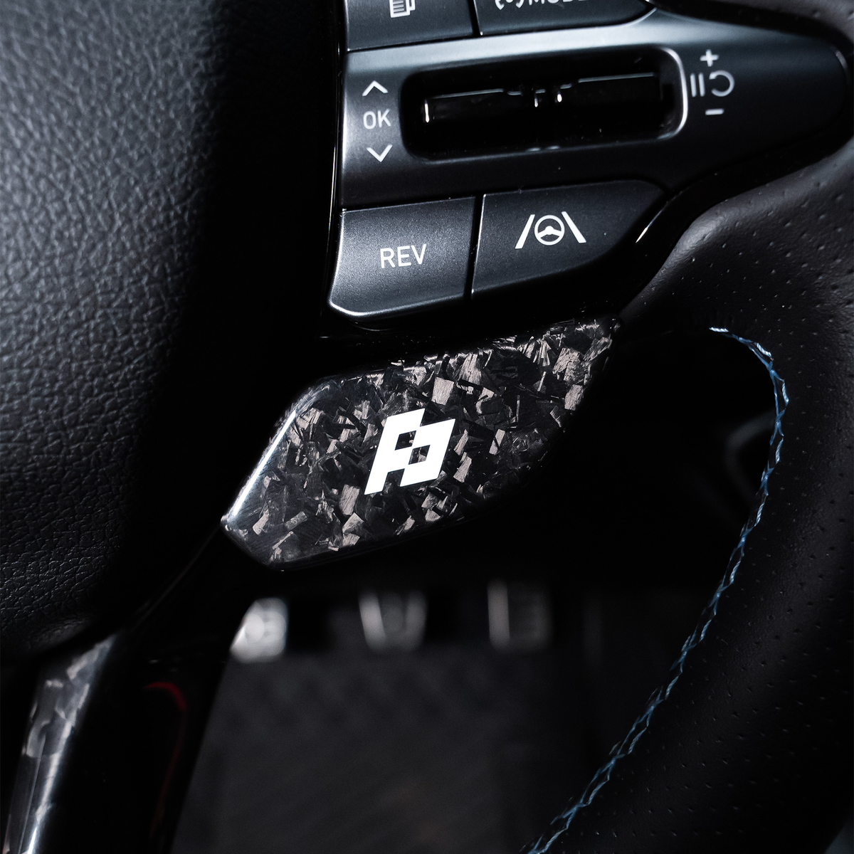 NTECHNIKS Carbon Drive Mode Buttons für Hyundai I20N/I30N/Kona N   NTECHNIKS