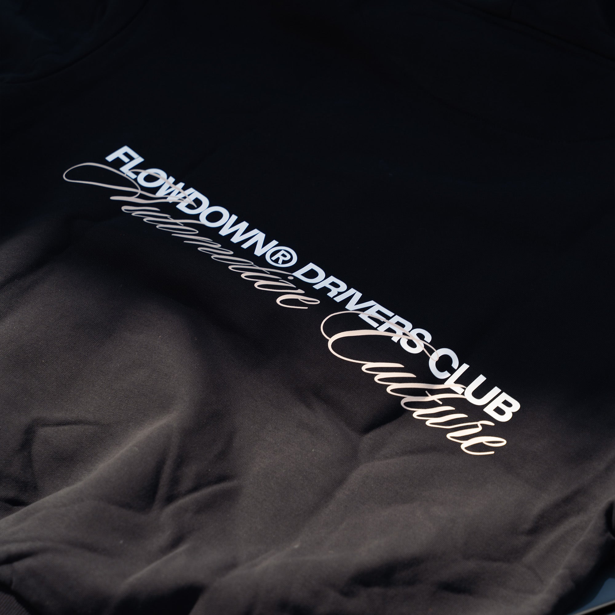 FLOW DOWN DRIVERS CLUB Oversize Hoodie 500gsm   FLOW DOWN®