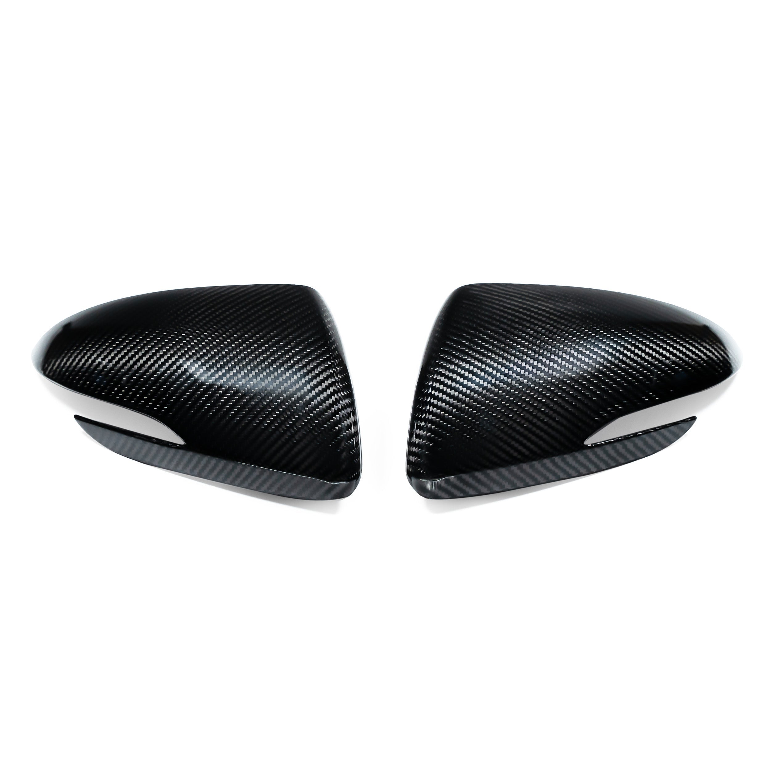 FLOW DOWN® Carbon Spiegelkappen aus PrePreg für Hyundai I30N  Normal-Carbon FLOW DOWN®
