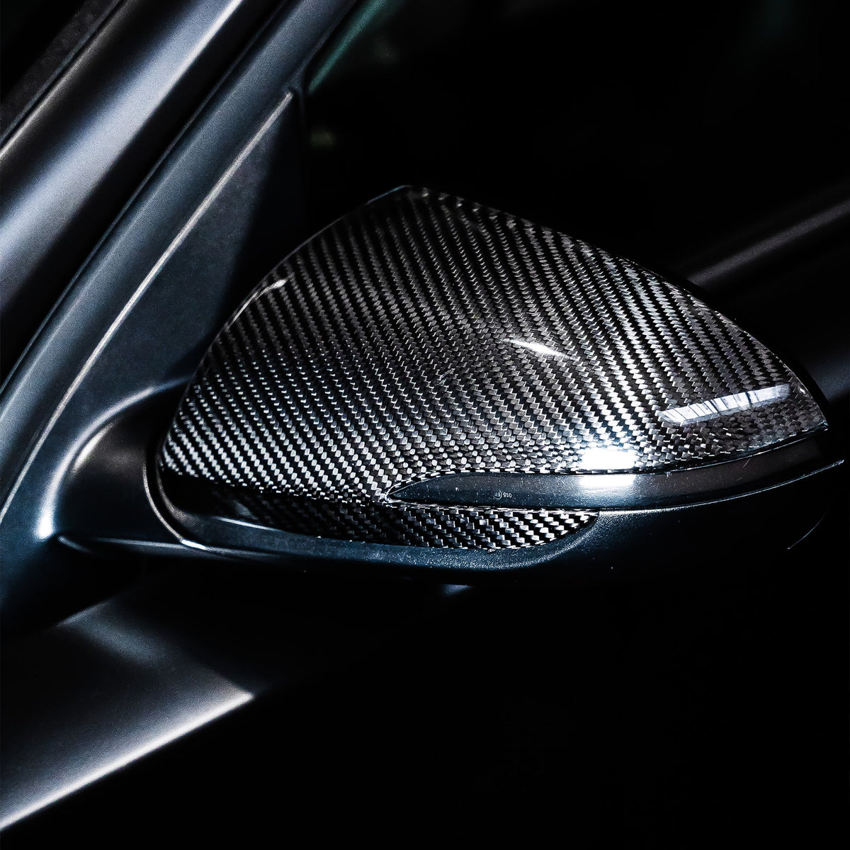 FLOW DOWN® Carbon Spiegelkappen aus PrePreg für Hyundai I30N   FLOW DOWN®