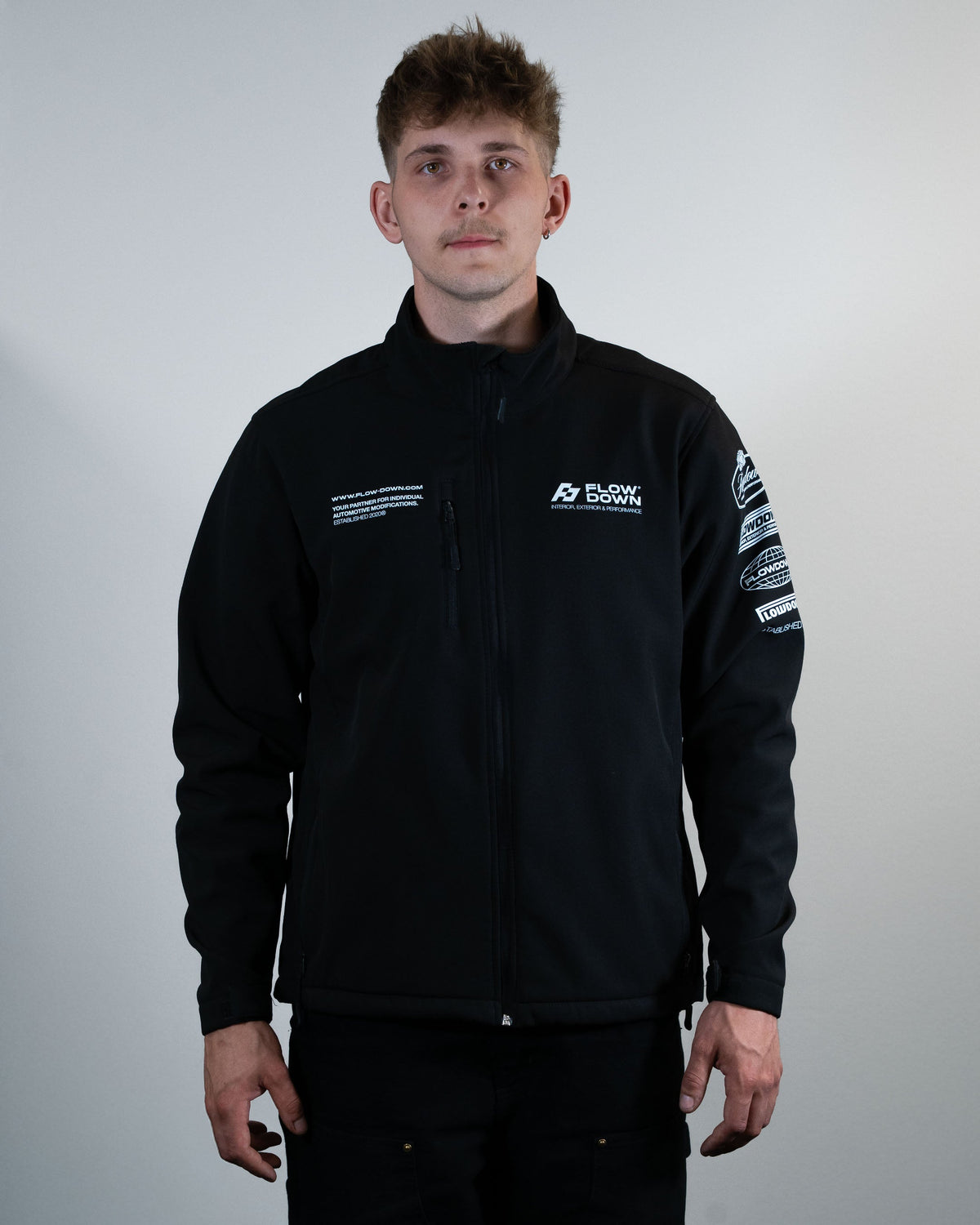 FLOW DOWN® Pitlane Softshell Jacket   FLOW DOWN®