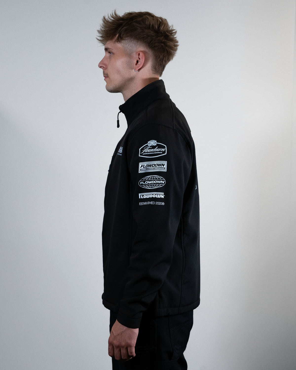 FLOW DOWN® Pitlane Softshell Jacket   FLOW DOWN®