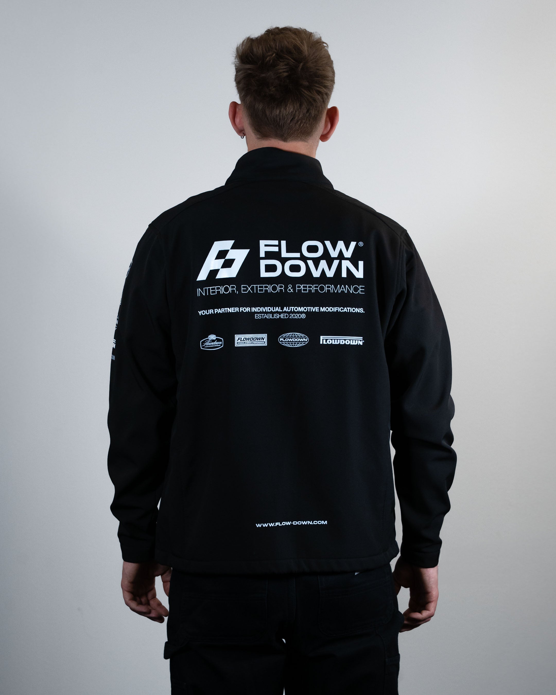 FLOW DOWN® Pitlane Softshell Jacket   FLOW DOWN®