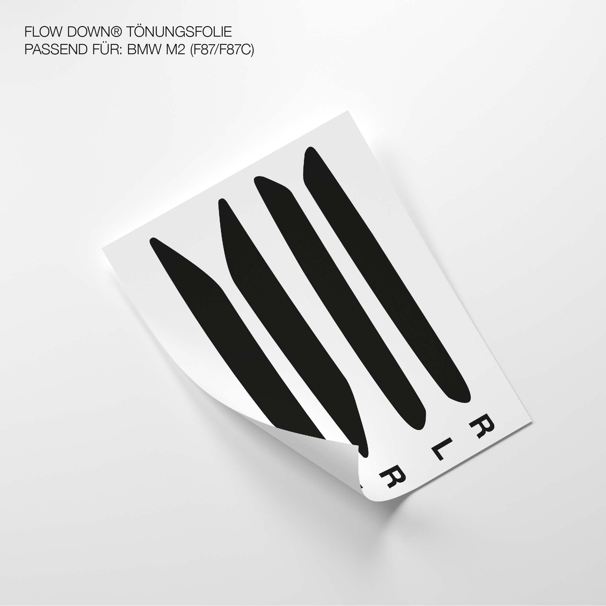 FLOW DOWN® Tönungsfolie für Rückleuchten & Reflektoren für BMW M2 (F87/F87C)   FLOW DOWN®