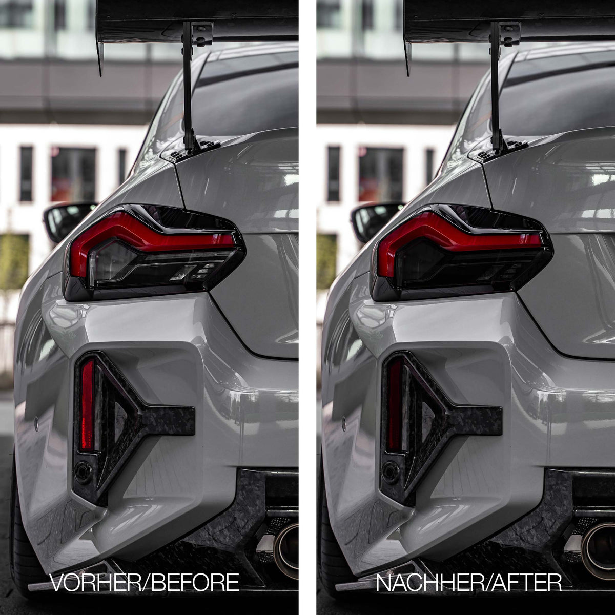 FLOW DOWN® Tönungsfolie für Rückleuchten & Reflektoren für BMW M2 G87   FLOW DOWN®